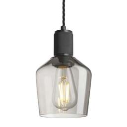 Industville - Knurled Glass Schoolhouse Pendant - 5.5 Inch - thumbnail 5