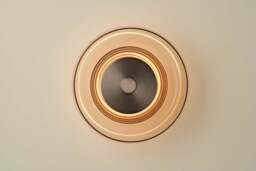 Industville - Selby Layered Glass Round Diffuser Wall Light - Bronze - thumbnail 5