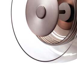 Industville - Selby Layered Glass Round Diffuser Wall Light - Bronze - thumbnail 6