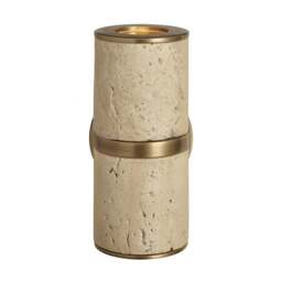 Industville - Travertine Outdoor & Bathroom Up Down Spot Light - Brass - thumbnail 3