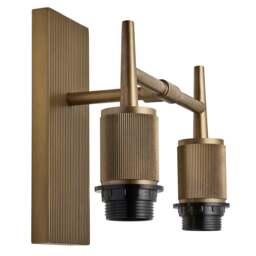 Industville - Henley Double Wall Light - Natural Cotton Shade - thumbnail 4