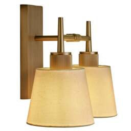 Industville - Henley Double Wall Light - Natural Cotton Shade - thumbnail 3