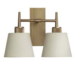 Industville - Henley Double Wall Light - Natural Cotton Shade - thumbnail 1