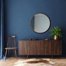 Industville - Urban Round Wall Mirror - 31 inch - thumbnail 4