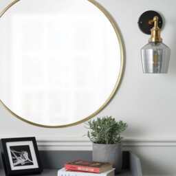 Industville - Urban Round Wall Mirror - 31 inch - thumbnail 3