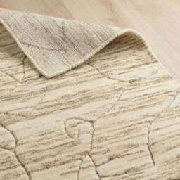 Industville - ONLY FOR MIRAKL Drift Hand Loom Wool Rug - Cream & Brown