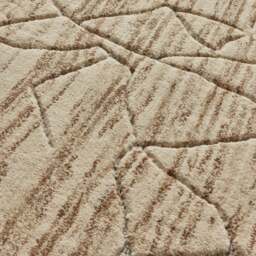 Industville - ONLY FOR MIRAKL Drift Hand Loom Wool Rug - Cream & Brown - thumbnail 3