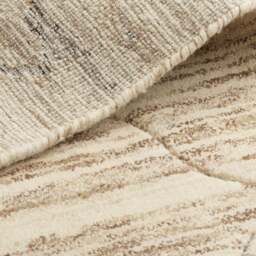 Industville - ONLY FOR MIRAKL Drift Hand Loom Wool Rug - Cream & Brown - thumbnail 5