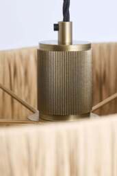 Industville - Raffia Layered Pendant Light - Natural - thumbnail 5