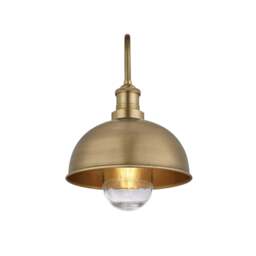 Industville - Swan Neck Outdoor & Bathroom Dome Wall Light - 8 Inch - thumbnail 5