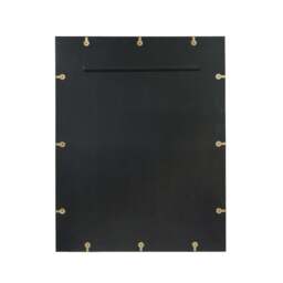Industville - Fenton Rectangular Wall Mirror - 35 Inch - Aged Brass - thumbnail 4