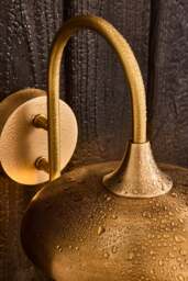 Industville - Hayle Outdoor & Bathroom Wall Light - Brass - thumbnail 6