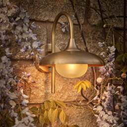 Industville - Hayle Outdoor & Bathroom Wall Light - Brass - thumbnail 4