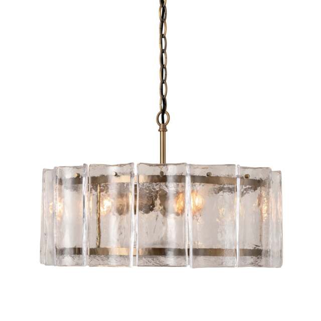 Industville - Amberley Round Chandelier Light - 22 Inch - image 1