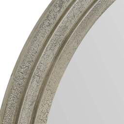 Industville - Walcott Arch Distressed Wood Wall Mirror - 39 Inch - Grey - thumbnail 5