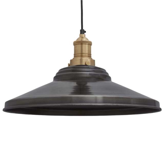 Industville - Brooklyn Giant Step Pendant - 18 Inch - Pewter - image 1