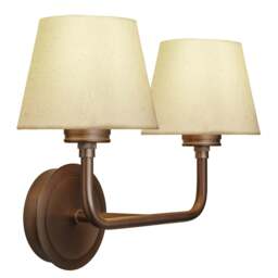 Industville - Albany Double Wall Light - Natural Cotton Shades - thumbnail 5