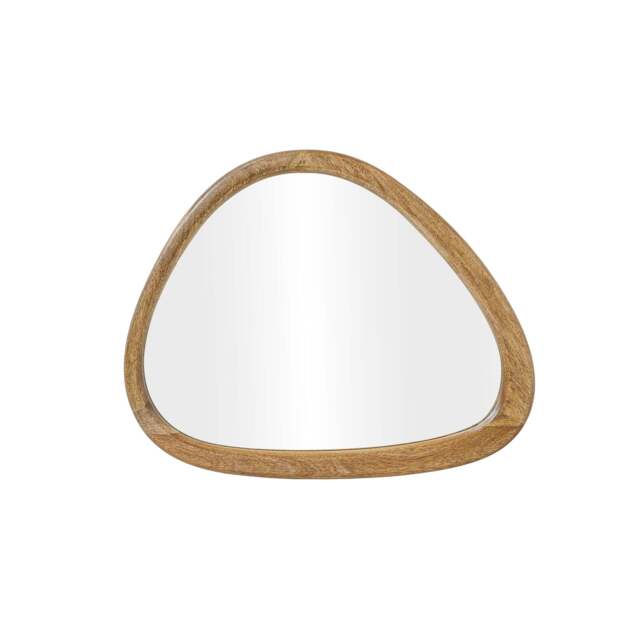 Industville - Rutland Organic Wood Wall Mirror - 22 Inch - Natural - image 1