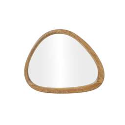 Industville - Rutland Organic Wood Wall Mirror - 22 Inch - Natural - thumbnail 1