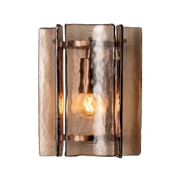 Industville - Amberley Wall Light - 8 Inch - Bronze & Mocha - image 1