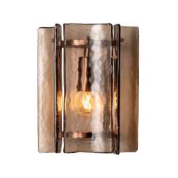 Industville - Amberley Wall Light - 8 Inch - Bronze & Mocha