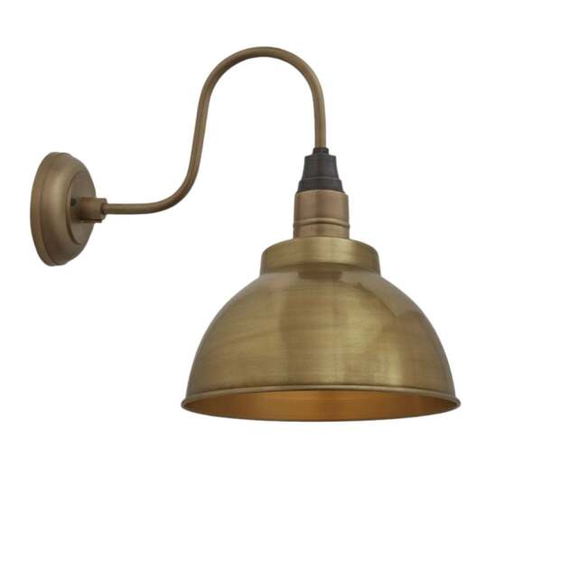 Industville - Swan Neck Dome Wall Light - 13 Inch - image 1
