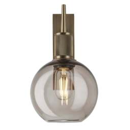 Industville - Henley Glass Globe Wall Light - 7 Inch - thumbnail 3