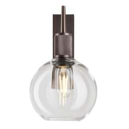 Industville - Henley Glass Globe Wall Light - 7 Inch - thumbnail 7