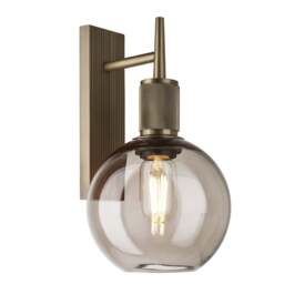 Industville - Henley Glass Globe Wall Light - 7 Inch - thumbnail 2