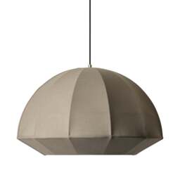 Industville - Burnham Fabric Wide Dome Pendant Light- 24 Inch - Olive Green - thumbnail 7