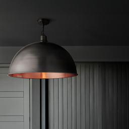 Industville - Brooklyn Giant Dome Pendant - 24 Inch - Chain Holder - thumbnail 3