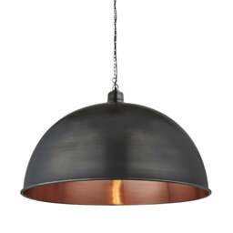Industville - Brooklyn Giant Dome Pendant - 24 Inch - Chain Holder - thumbnail 1