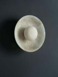 Industville - Alabaster Stone Diffuser Wall Light - 10 inch - White - thumbnail 5