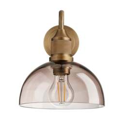 Industville - Noho Glass Dome Swan Neck Wall Light - 8 Inch - thumbnail 3