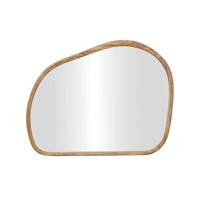 Industville - Rutland Organic Wood Wall Mirror - 43 Inch - Natural - image 1