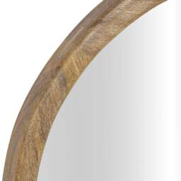 Industville - Rutland Organic Wood Wall Mirror - 43 Inch - Natural - thumbnail 7