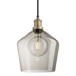 Industville - Brooklyn Glass Schoolhouse Pendant Light - 10 Inch - thumbnail 5