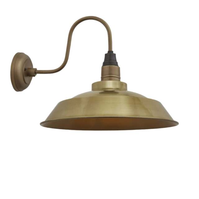 Industville - Swan Neck Step Wall Light - 16 Inch - image 1