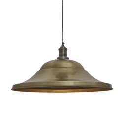 Industville - Brooklyn Giant Hat Pendant - 21 Inch - Brass - thumbnail 1
