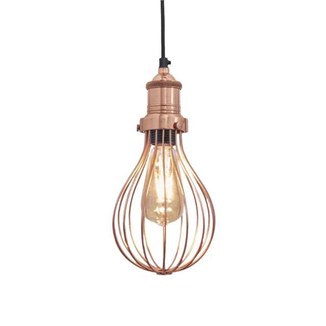 Industville - Brooklyn Balloon Cage Pendant - 6 Inch - image 1