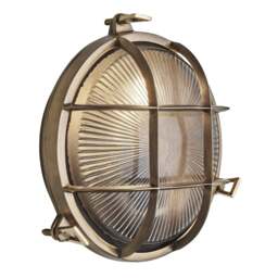 Industville - Bulkhead Outdoor & Bathroom Round Wall Light - 8 Inch - thumbnail 6
