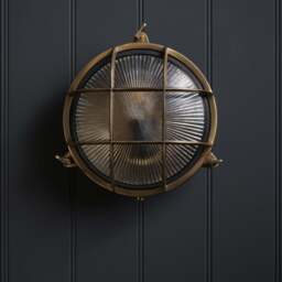 Industville - Bulkhead Outdoor & Bathroom Round Wall Light - 8 Inch - thumbnail 3