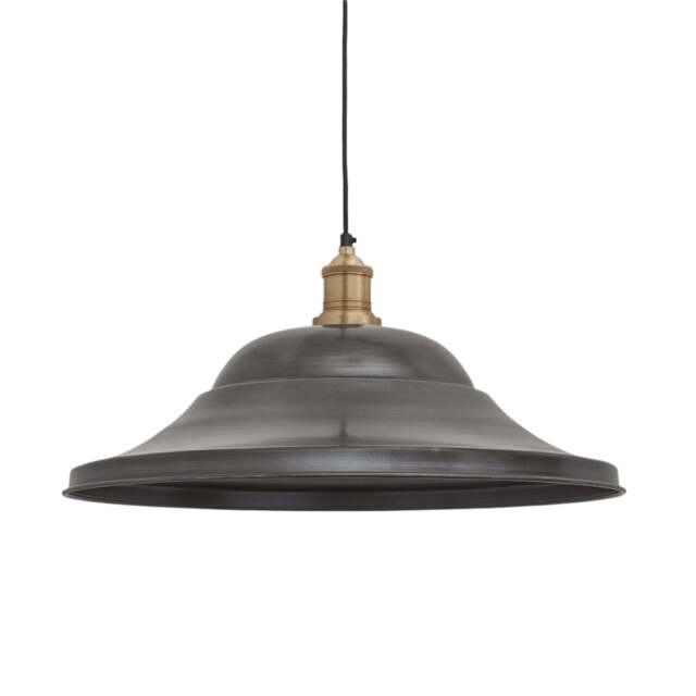 Industville - Brooklyn Giant Hat Pendant - 21 Inch - Pewter - image 1