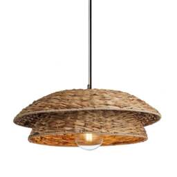 Industville - Sea Grass Layered Giant Pendant Light - Natural