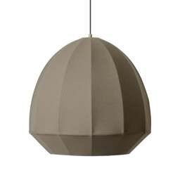 Industville - Burnham Fabric Dome Pendant Light- 20 Inch - Olive Green - thumbnail 6