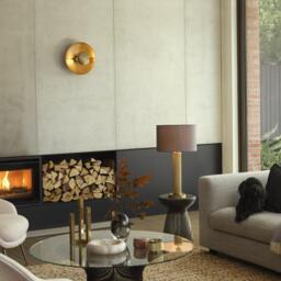 Industville - Boston Round Metal Diffuser Wall Light - thumbnail 4
