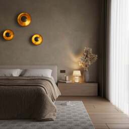 Industville - Boston Round Metal Diffuser Wall Light - thumbnail 7
