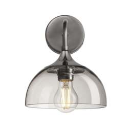 Industville - Chelsea Glass Dome Wall Light - 8 Inch - thumbnail 4