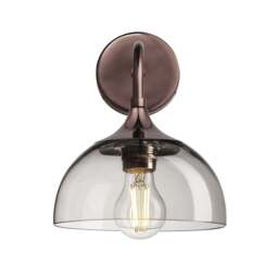 Industville - Chelsea Glass Dome Wall Light - 8 Inch - thumbnail 2