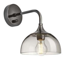 Industville - Chelsea Glass Dome Wall Light - 8 Inch - thumbnail 5